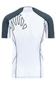 KARPOS Kolesarska  majica s kratkimi rokavi - LAVAREDO - bela/črna
