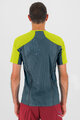 KARPOS Kolesarska  majica s kratkimi rokavi - LAVAREDO - zelena/rumena