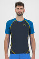 KARPOS Kolesarska  majica s kratkimi rokavi - LAVAREDO - črna/modra