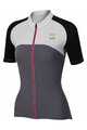 KARPOS Kolesarski dres s kratkimi rokavi - VERVE - bela/siva