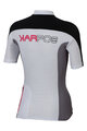 KARPOS Kolesarski dres s kratkimi rokavi - VERVE - bela/siva