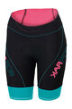 KARPOS Kolesarske kratke hlače brez naramnic - VERVE - črna/turkizna