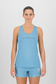 KARPOS Kolesarska majica brez rokavov - QUICK W - modra