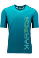 KARPOS Kolesarski dres s kratkimi rokavi - VERVE - turkizna