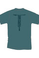 KARPOS Kolesarska  majica s kratkimi rokavi - VAL FEDERIA - zelena