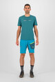KARPOS Kolesarska  majica s kratkimi rokavi - VAL FEDERIA - zelena