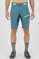 KARPOS Kolesarske kratke hlače brez naramnic - VAL VIOLA - turkizna