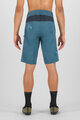 KARPOS Kolesarske kratke hlače brez naramnic - VAL VIOLA - modra