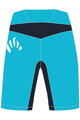 KARPOS Kolesarske kratke hlače brez naramnic - VAL VIOLA W - turkizna/modra