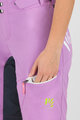 KARPOS Kolesarske kratke hlače brez naramnic - VAL VIOLA W - vijolična