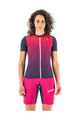 KARPOS Kolesarski dres s kratkimi rokavi - VERVE EVO W - modra/rožnata