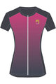 KARPOS Kolesarski dres s kratkimi rokavi - VERVE EVO W - modra/rožnata