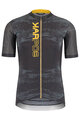 KARPOS Kolesarski dres s kratkimi rokavi - GREEN FIRE - črna/rumena