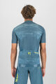 KARPOS Kolesarski dres s kratkimi rokavi - GREEN FIRE - rumena/modra
