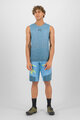 KARPOS Kolesarska  majica brez rokavov - VERVE MESH - modra