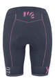 KARPOS Kolesarske kratke hlače brez naramnic - VERVE EVO W - modra/rožnata