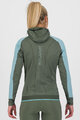 KARPOS Kolesarska  podaljšana jakna - LAVAREDO WINTER W - modra/zelena