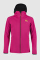 KARPOS Kolesarska  vetru odporna jakna - LAVAREDO WINTER KIDS - rožnata/črna