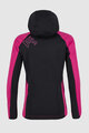 KARPOS Kolesarska  vetru odporna jakna - LAVAREDO WINTER KIDS - rožnata/črna