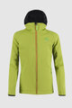KARPOS Kolesarska  vetru odporna jakna - LAVAREDO WINTER KIDS - zelena/črna