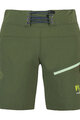 KARPOS Kolesarske kratke hlače brez naramnic - VAL DI DENTRO W - zelena