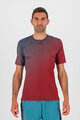 KARPOS Kolesarska  majica s kratkimi rokavi - LAVAREDO ULTRA - rdeča/modra