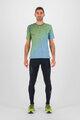 KARPOS Kolesarska  majica s kratkimi rokavi - LAVAREDO ULTRA - zelena/modra