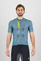 KARPOS Kolesarski dres s kratkimi rokavi - VAL VIOLA - modra/rumena