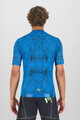 KARPOS Kolesarski dres s kratkimi rokavi - VAL VIOLA - modra/zelena