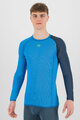 KARPOS Kolesarska  majica z dolgimi rokavi - DINAMICO OCTA - modra