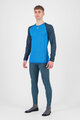 KARPOS Kolesarska  majica z dolgimi rokavi - DINAMICO OCTA - modra
