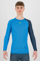 KARPOS Kolesarska  majica z dolgimi rokavi - DINAMICO OCTA - modra