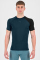 KARPOS Kolesarska  majica s kratkimi rokavi - DINAMICO MERINO 130 - modra/črna