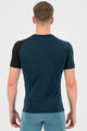 KARPOS Kolesarska  majica s kratkimi rokavi - DINAMICO MERINO 130 - modra/črna