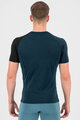 KARPOS Kolesarska  majica s kratkimi rokavi - DINAMICO MERINO 130 - modra/črna