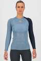 KARPOS Kolesarska  majica z dolgimi rokavi - DINAMICO OCTA W - modra