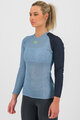KARPOS Kolesarska  majica z dolgimi rokavi - DINAMICO OCTA W - modra