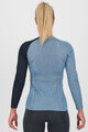 KARPOS Kolesarska  majica z dolgimi rokavi - DINAMICO OCTA W - modra