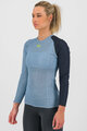 KARPOS Kolesarska  majica z dolgimi rokavi - DINAMICO OCTA W - modra