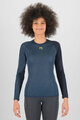 KARPOS Kolesarska  majica z dolgimi rokavi - DINAMICO OCTA W - modra