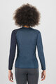 KARPOS Kolesarska  majica z dolgimi rokavi - DINAMICO OCTA W - modra