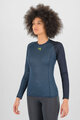 KARPOS Kolesarska  majica z dolgimi rokavi - DINAMICO OCTA W - modra