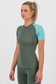 KARPOS Kolesarska  majica s kratkimi rokavi - DINAMICO MERINO 130 W - zelena