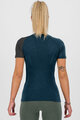 KARPOS Kolesarska  majica s kratkimi rokavi - DINAMICO MERINO 130 W - modra/črna