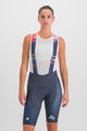 SPORTFUL Kolesarske kratke hlače z naramnicami - PETER SAGAN BODYFIT CLASSIC - modra
