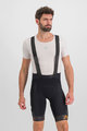SPORTFUL Kolesarske kratke hlače z naramnicami - PETER SAGAN SUPERGIARA - črna