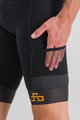 SPORTFUL Kolesarske kratke hlače z naramnicami - PETER SAGAN SUPERGIARA - črna