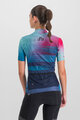 SPORTFUL Kolesarski dres s kratkimi rokavi - PETER SAGAN SUPERGIARA - modra/rožnata