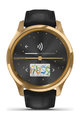 GARMIN pametna ura - VIVOMOVE LUXE 24K GOLD - črna/zlata