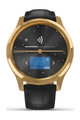 GARMIN pametna ura - VIVOMOVE LUXE 24K GOLD - črna/zlata